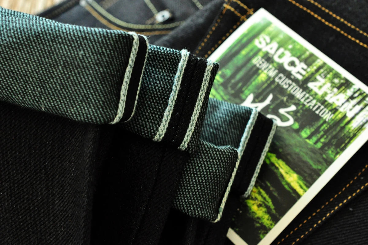 Herren Jeans aus Selvedge Raw Denim im Vintage-Stil mit Taper Fit