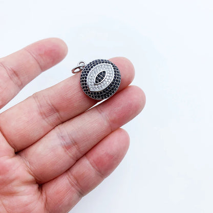 Damen-Anhänger Türkisches Auge Schutz trendiger Stil aus Sterlingsilber