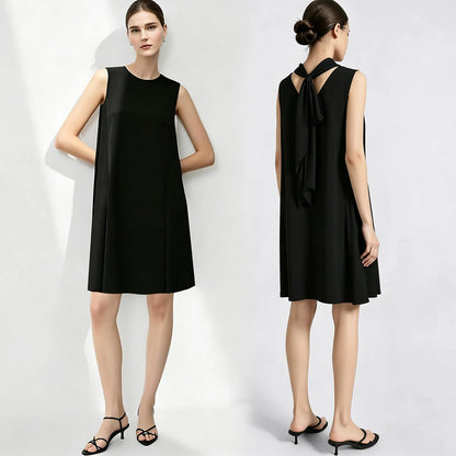Elegantes A Linien Sommerkleid Für Damen Mit Bindeband