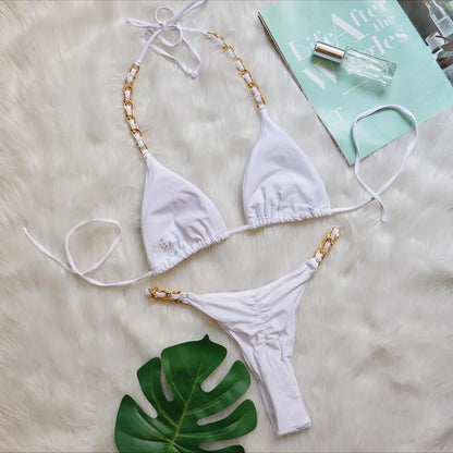 Sexy pinker Bikini-Set für Damen – ideal für Strand und Pool