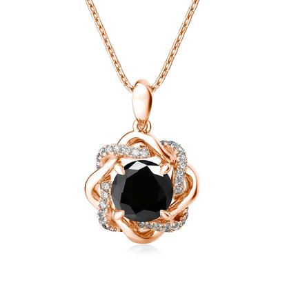 Damen-Moissanit-Ohrringe mit Zertifikat, 2 Karat Rosegold, Davidstern-Design, Luxusschmuck