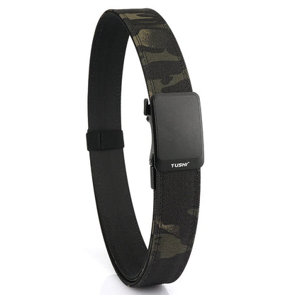 Herren-Taktischer Gürtel aus Nylon mit automatischer Metall-Schnalle und matte Oberfläche