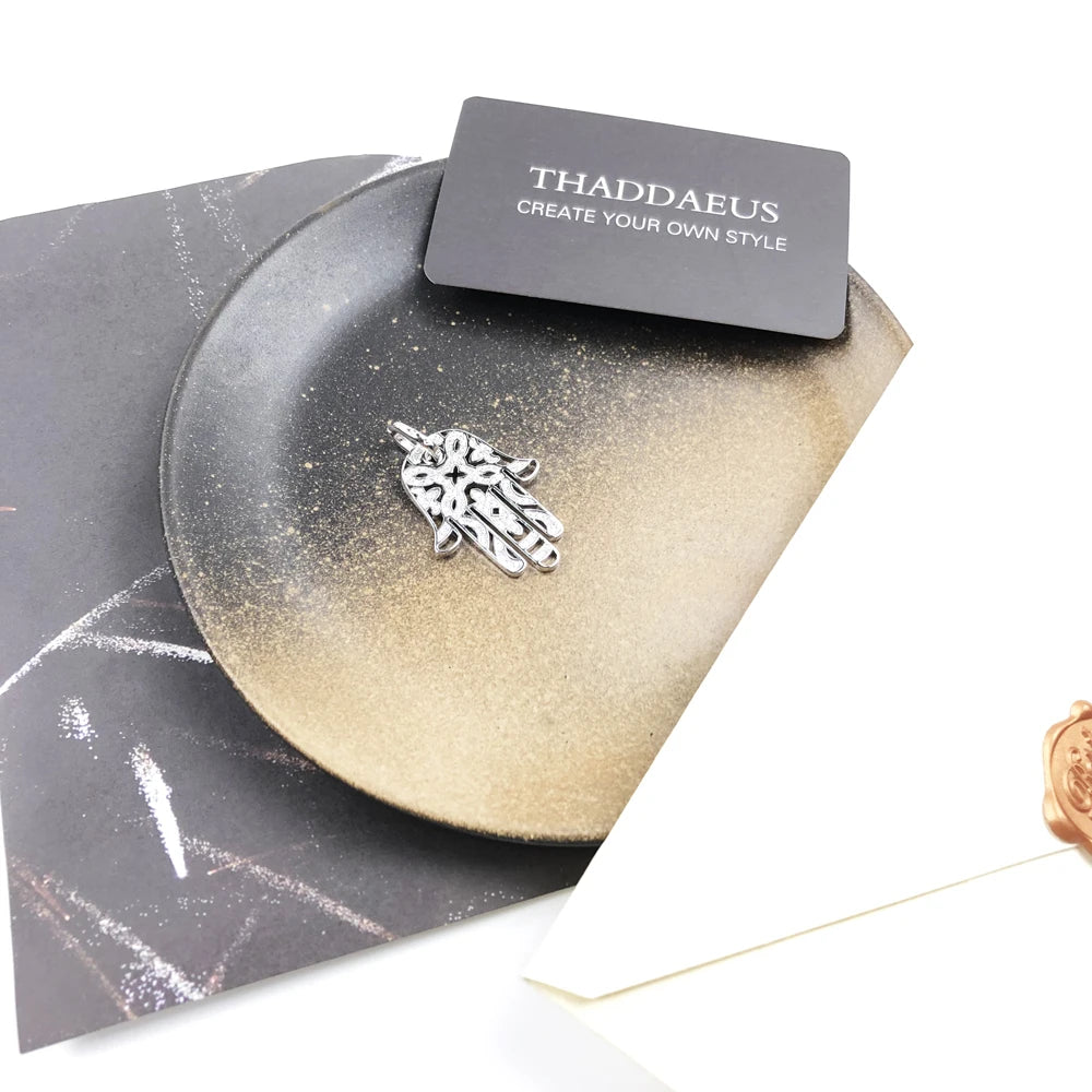 Damen-Charm-Anhänger Hand der Fatima Schutz IV aus Sterlingsilber