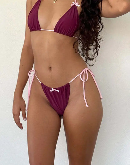 Sommerlicher Push-Up-Bikini im brasilianischen Stil – ideal für Strand und Pool