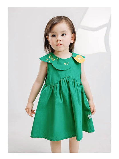 Luftiges Kinder-Sommerkleid mit lila Farbverlauf und Tüllrock – ideal für Hochzeiten und Partys