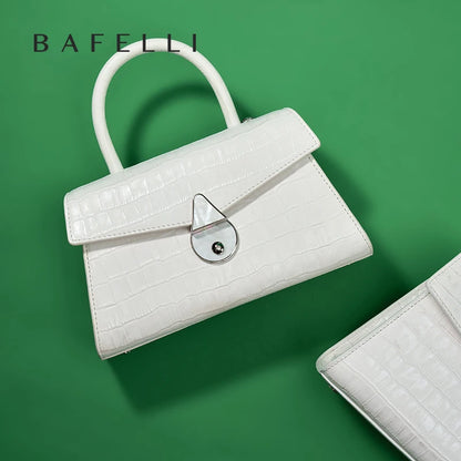 Hochwertige Damentasche Aus Leder Kompakt Und Elegant Für Berufsdamen