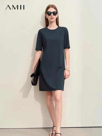 Ärmelloses Sommerkleid mit A-Linien-Schnitt und Schlitz – elegant und modisch in Schwarz
