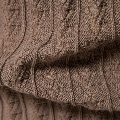 Männlicher Rollkragenpullover aus hochwertiger Baumwolle für den Winter