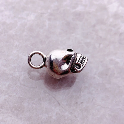 Damen-Anhänger Totenkopf Punk Rebel Street aus Sterlingsilber