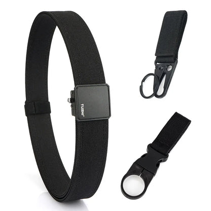 VATLY Hard EDC Tactical Gürtel Herren Nylon Rigid Automatik-Schnalle