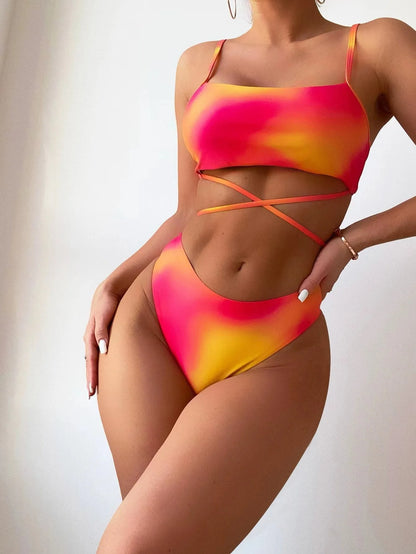 Sexy Push-Up-Bikini-Set für Damen – Brasilianischer Stil für Strand und Pool