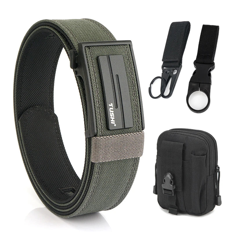 VATLY Dicker Tactical Gürtel Herren Nylon Militär Pistolen-Gürtel Arbeit