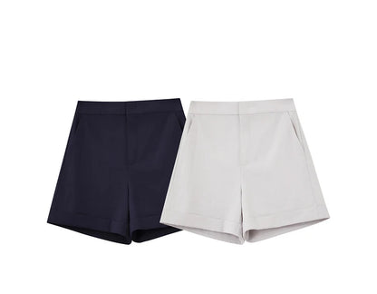 Minimalismus Modische Casual Shorts für Frauen