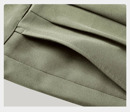 Herren anzüge Hose hohe Taille Freizeit neunte Hose Armee grün braun Khaki Italien Casual Style Hose plus Größe 40 Frühling Herbst