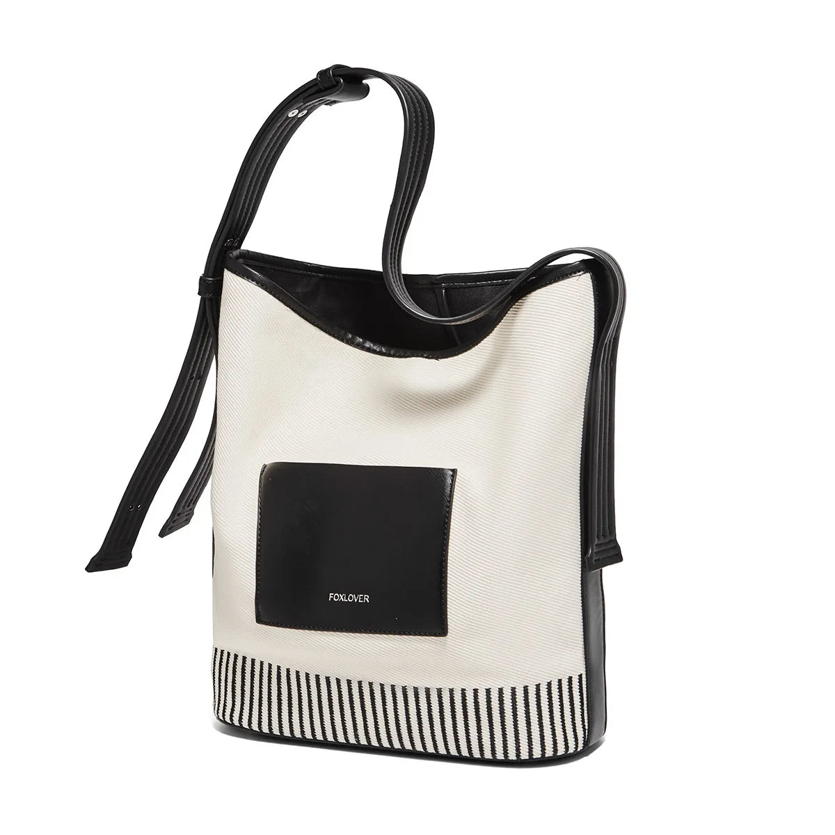 Damen Schultertasche aus veganem Leder – Große Beuteltasche für Büro und Alltag