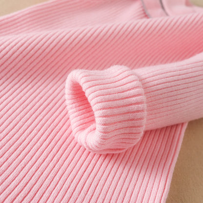 Mädchen Pullover Pullover Herbst Winter Baby Warme Pullover Tops Kinder Strickwaren Kinder Kleidung