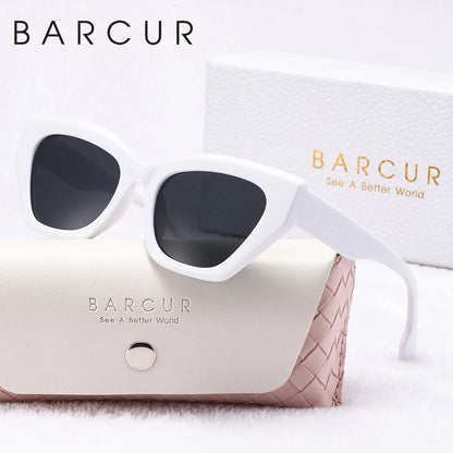 Damen-Sonnenbrille PC unregelmäßig kreativ Farbe Shopping polarisiert