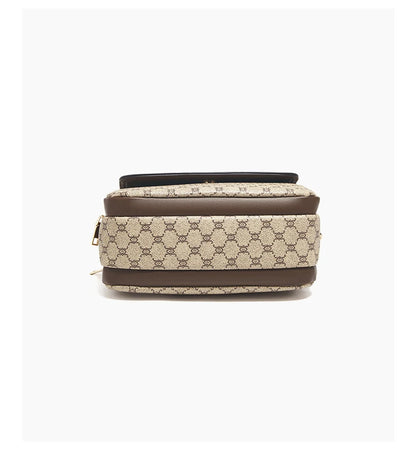 Damen Schultertasche aus PVC-Leder Im Vintage-Stil Crossbody