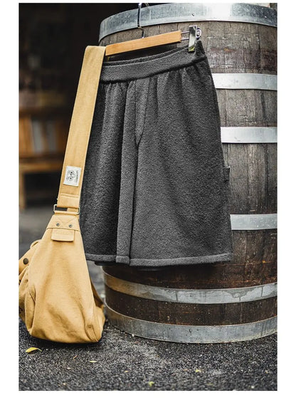 Herren Shorts im lässigen Stil mit elastischem Bund und Taschen