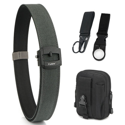 Herren-Taktischer Gürtel aus Nylon mit automatischer Metallschnalle für Outdoor-Einsatz