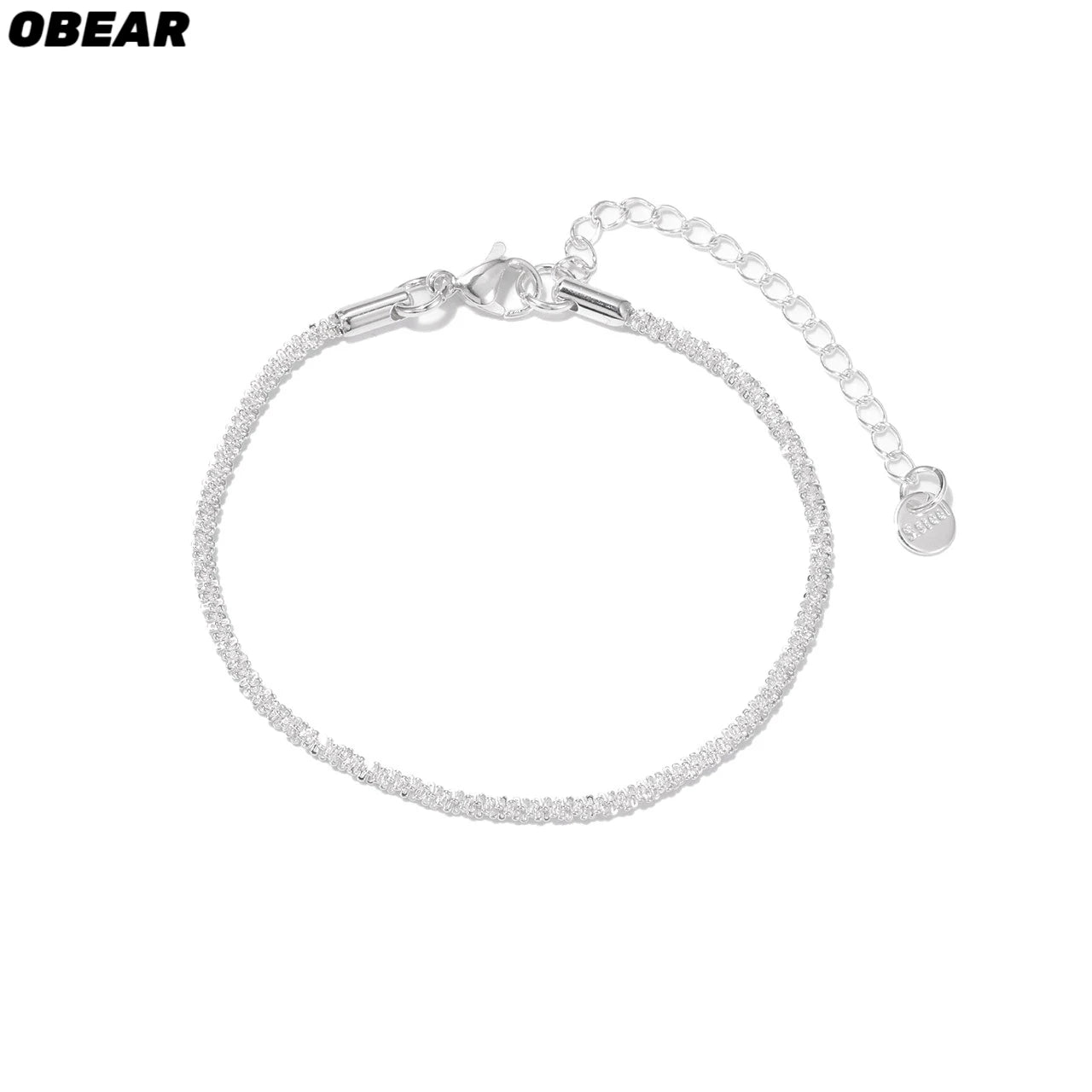 Damen-Kettenarmband funkelnd aus Edelstahl