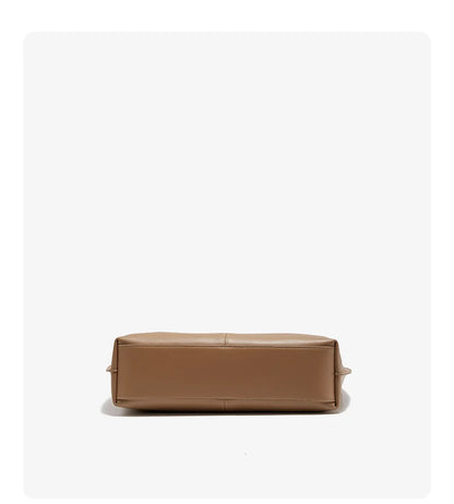 Damen Schultertasche Aus Splitleder Retro-Stil Großes Fassungsvermögen