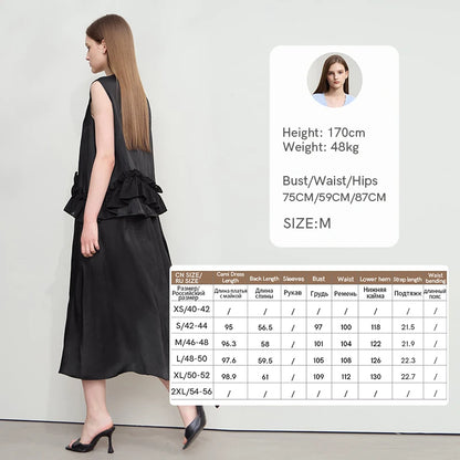 Elegantes Damen Kleid Aus Seide Mit Floral Muster Und Komfortabler Schnitt