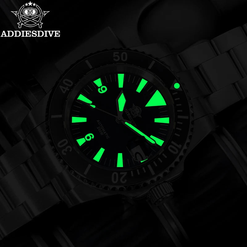 Herren-Taucheruhr mit Keramiklünette und NH35A-Automatikwerk
