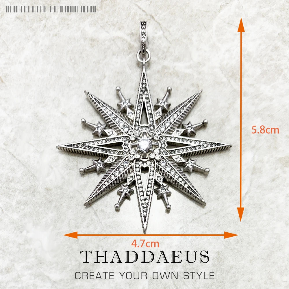 Damen-Charm-Anhänger Amulett magisch Natur Glück aus Sterlingsilber