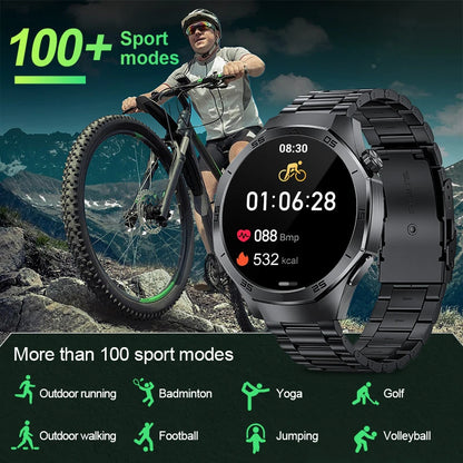 LIGE 2025 Neue wasserdichte, robuste Smartwatch, 100+ Sport, wasserdicht, Herzfrequenz, Blutdruck, Bluetooth, Anruf, Smartwatch, 3,3 Zoll