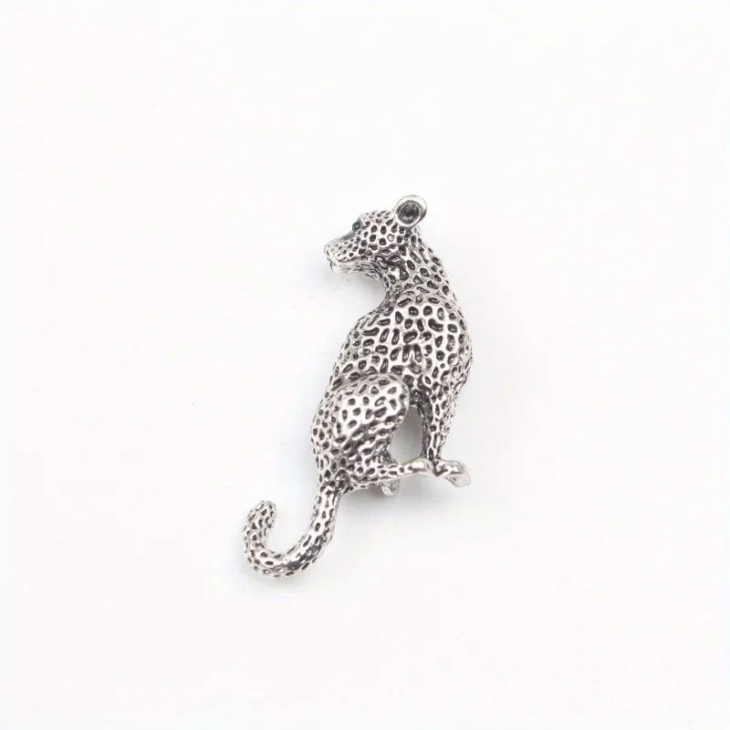 Brosche Set Tier Metall Strass Katze Dackel Löwe Fuchs Retro