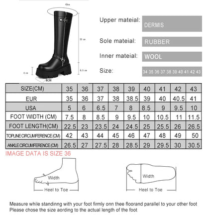 AIYUQI Women Winter Boots Genuine Leather 2025 New Natural Wool Warm Women Tenor Boots British Style Platform Women's Snow Boots