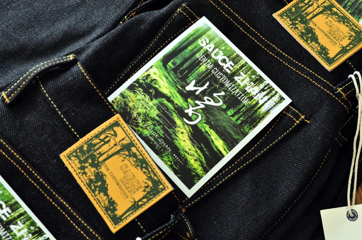 Herren Jeans aus Selvedge Raw Denim im Vintage-Stil mit Taper Fit