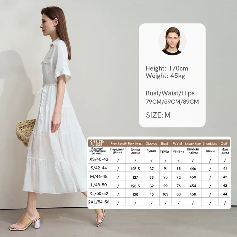 Premium Lyocell Bürokleid Mit Bequemen Seitentaschen Für Damen