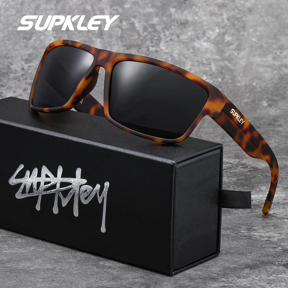 Sonnenbrille Sport Boxy UV400 polarisiert Fahren Wandern trendig
