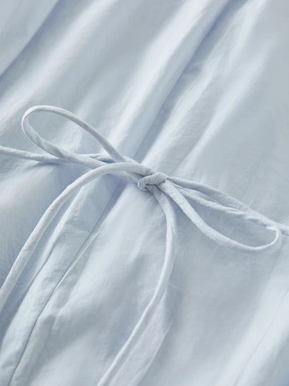 Lässige Damen-Bluse in Übergröße mit Schnalle und kurzen Ärmeln – Sommerbluse mit umgeschlagenem Kragen und figurbetonter Taille