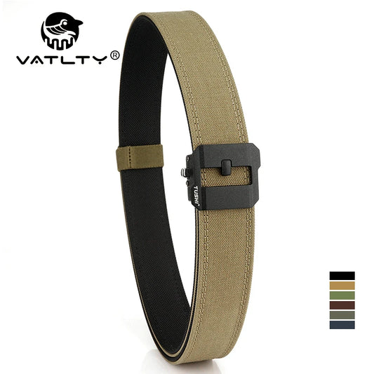 VATLY Rigid Tactical Gürtel Herren Nylon Automatik-Schnalle EDC IPSC