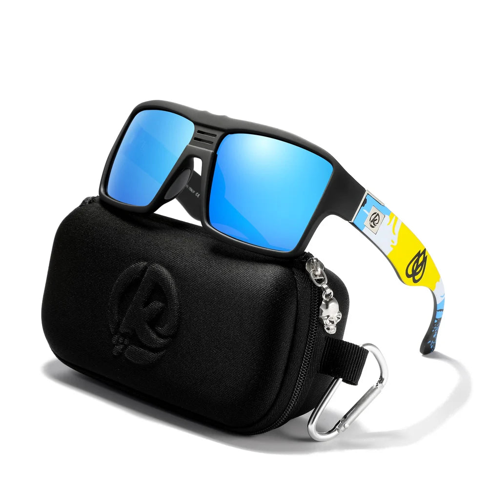 Sonnenbrille quadratisch polarisiert schlagfest antireflektierend Cat.3 Herren