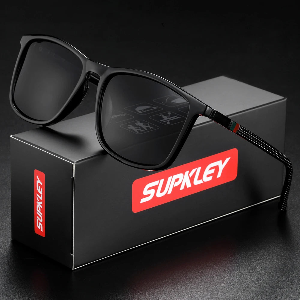 Sonnenbrille quadratisch polarisiert leicht Business Fahren Unisex