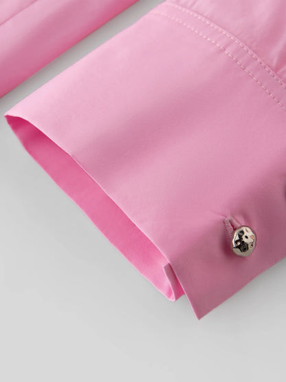Ärmelloses Damen-Top in Rosa mit Rundhalsausschnitt – Hochwertiges, elastisches Strickdesign für den Sommer