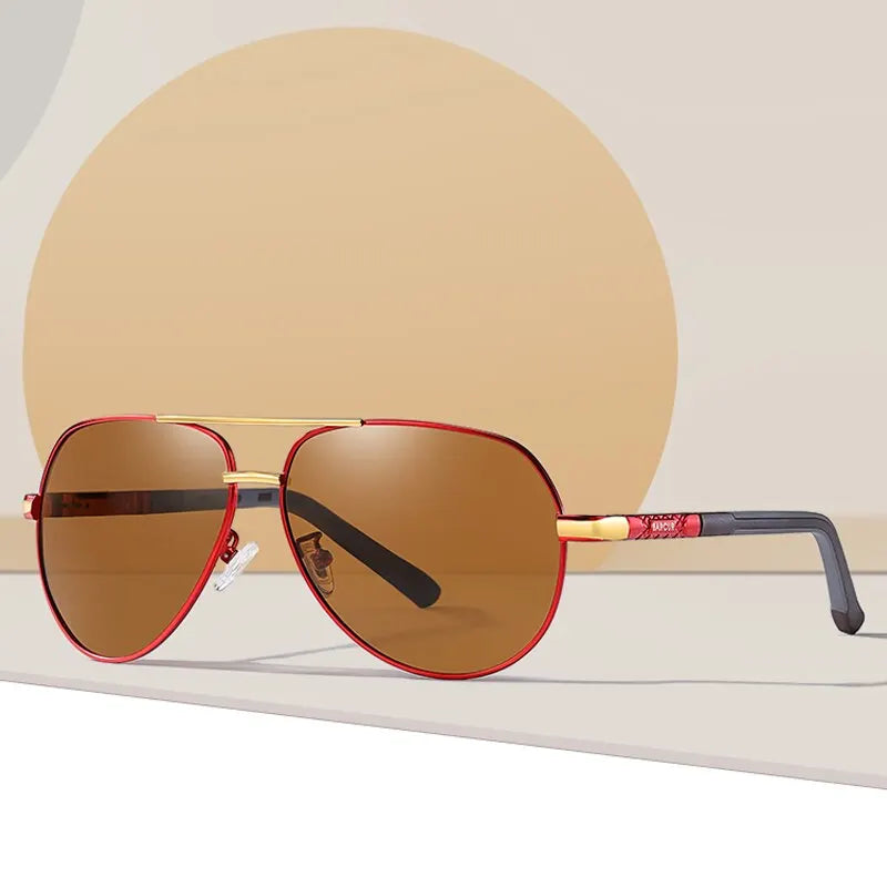 Sonnenbrille Vintage Beschichtung klassisch polarisiert Fahren Herren