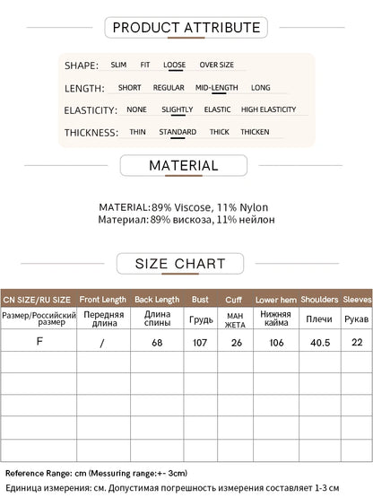 Produktübersicht: Material- und Größenangaben für AMII Pullover