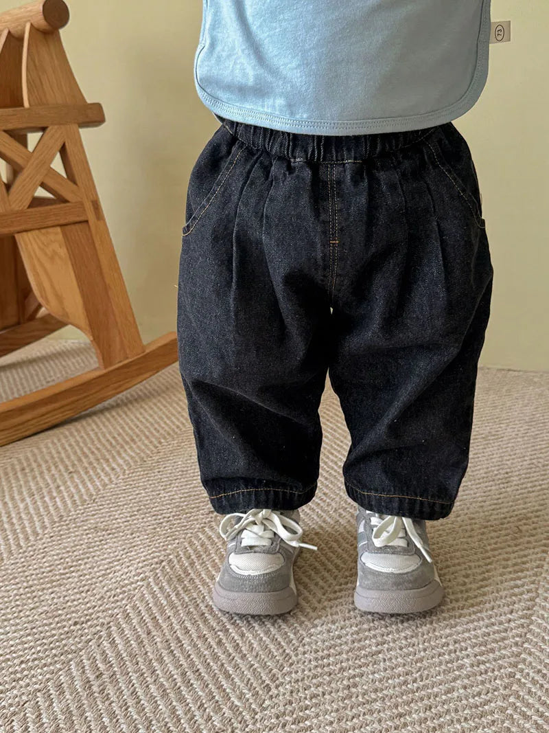 Kinder Casual Hosen aus Denim in Blau für Jungen im Herbst