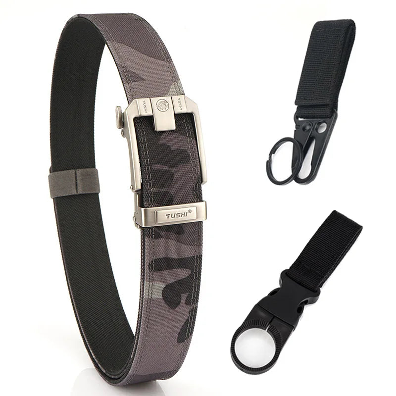 Herren-Taktischer Gürtel Aus 1100D Nylon Mit Robuster Metallschnalle Für Outdoor, Militär Und Arbeit