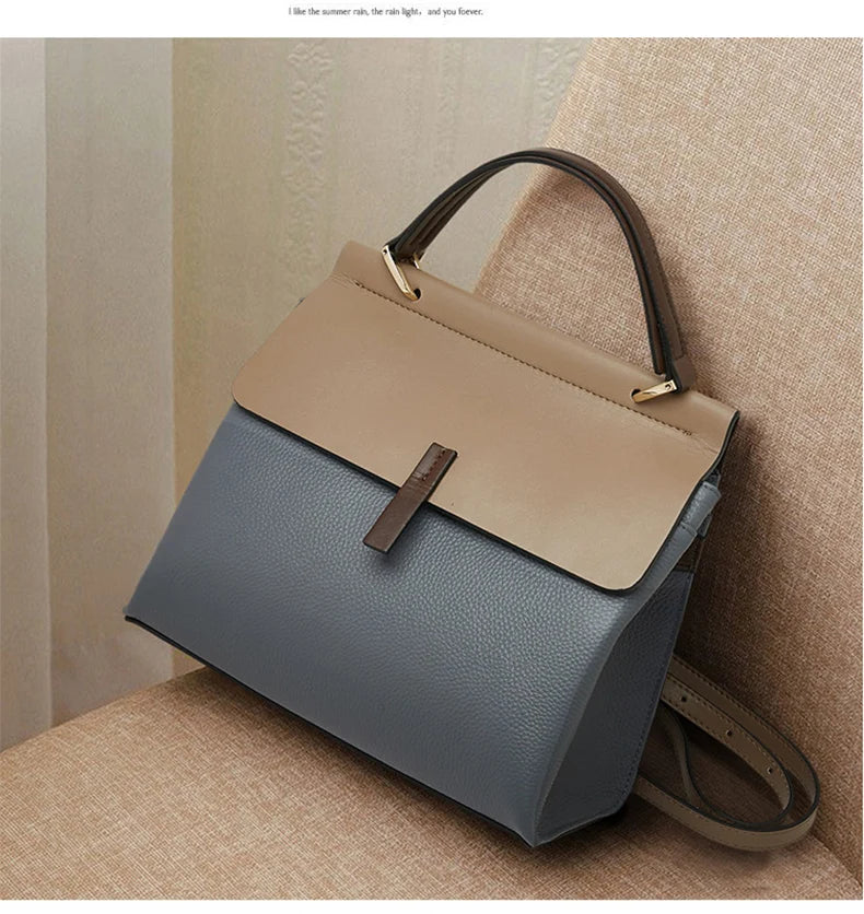 Office Damen Handtasche aus Kuhleder