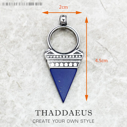 Damen-Charm-Anhänger Amulett magisch Natur Glück aus Sterlingsilber