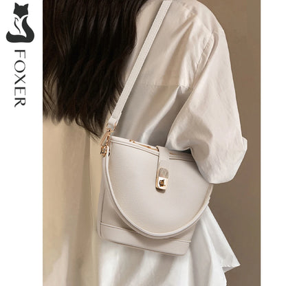 Damen-Handtasche Crossbody aus PU-Leder mit Reißverschluss und Hasp für Alltag und Abendoutfits