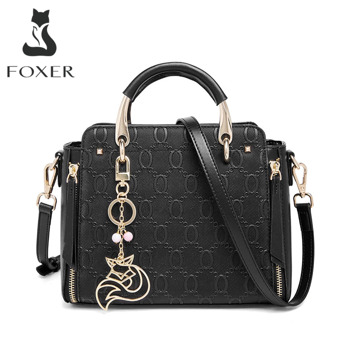 Damen Schultertasche Aus Rindsleder Mit Elegantem Design