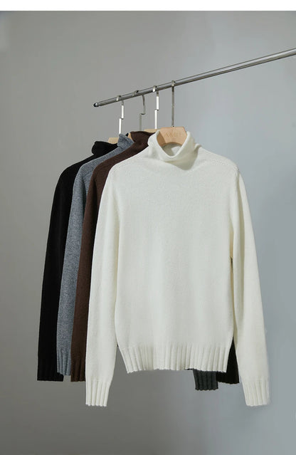 AMII Damenpullover, offwhite, Rollkragen/Cowl-Neck, langarm, Rippenbund unten