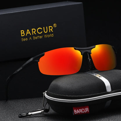 Sonnenbrille Sport Textur UV400 polarisiert Radfahren Blendschutz